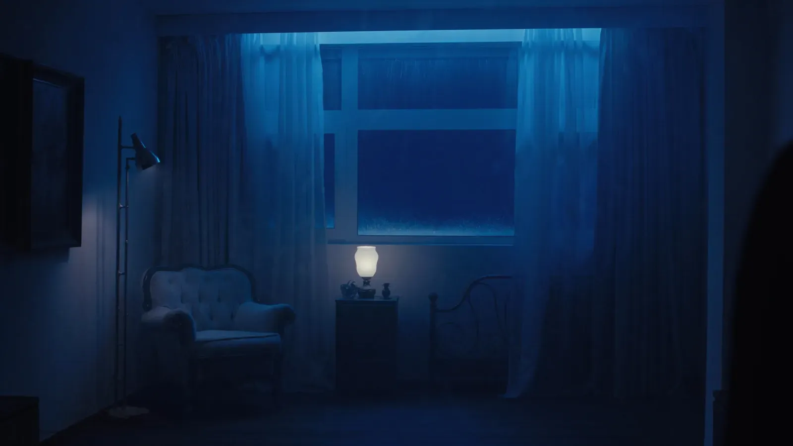 Atmospheric night scene illustrating How Noise Affects Sleep Quality (and When Sleep Sounds Help)