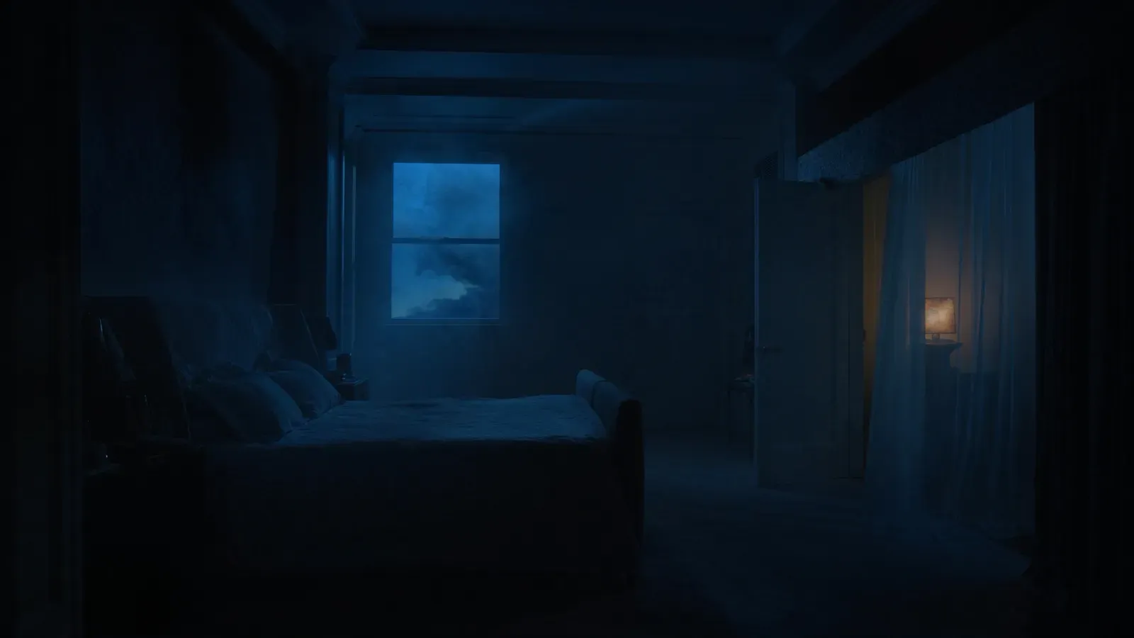 Atmospheric night scene illustrating Slo vs BetterSleep (2026): Mixer or Full Sleep App?