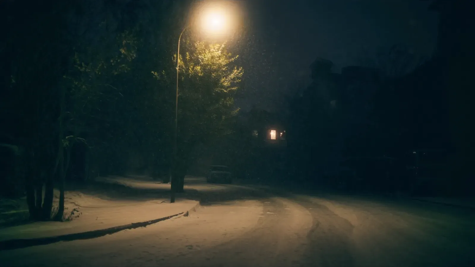 Atmospheric night scene illustrating Why White Noise May Help You Sleep, and Its Limits
